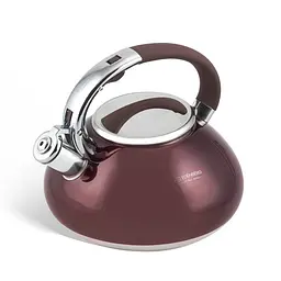 Чайник зі свистком Edenberg EB-2452-Burgundy 3 л бордовий - мініатюра 2