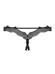 Трусики-стрінги Obsessive Bravelle L/XL чорний - мініатюра 8