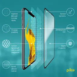 Скло захисне Piko Full Glue Apple iPhone 11 Pro (1283126496073) - мініатюра 3