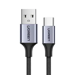 Кабель USB 2.0 AM-Type-C M, 2 м, 60W Nickel Plating Aluminum Braid Чорний, US288 UGREEN - мініатюра 2