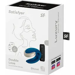 Смарт-вібратор для пар Satisfyer Double Love Luxury Partner Vibrator Blue (SO4929) [104614] - мініатюра 7