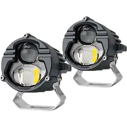 Фара додаткова Bi-LED Кругла 70x50 мм 10-80V W/W P-71-40W 4 391 (Біле Світло)