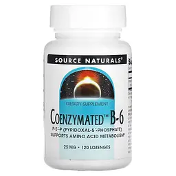 Вітаміни та мінерали Source Naturals Coenzymated Vitamin B6 25 mg 120 льодяників