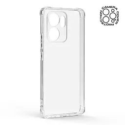 Прозрачный чехол для OPPO Reno13 F 5G/Reno13 F 4G/Reno13 FS 5G с защитой камеры и усиленными бортами, тонкий, силиконовый, бесцветный, ударопрочный, противоударный бампер с закрытой камерой, ArmorStandart (ARM82924) - мініатюра 2