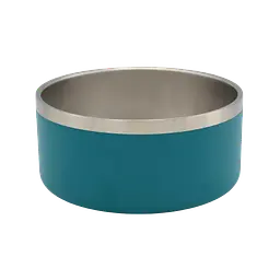 Металева миска для домашніх тварин Derby BH016, 1900 мл Зелений - мініатюра 2