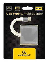 Перехідник Cablexpert USB Type-C на HDMI A-CM-HDMIF-02-SG (A-CM-HDMIF-02-SG) - мініатюра 2
