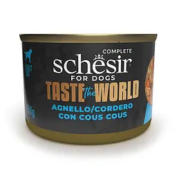 Вологий корм Schesir Taste the World Lamb Cous Cous Шезір ягня з кускусом консерви в бульйоні для собак 150 г (122513)