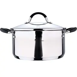 Каструля MasterPro Foodies collection з кришкою 5 л (BGMP-1502-BK) - мініатюра 2