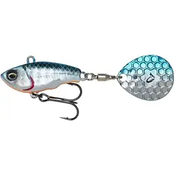 Тейл-спінер Savage Gear Fat Tail Spin 65mm 16.0g Бірюзовий/Білий (1013-1854.44.09)