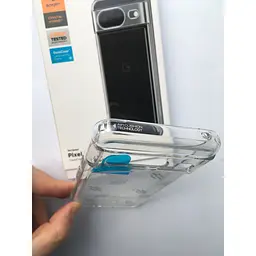 Оригінальний протиударний чохол Spigen Ultra Hybrid для Google Pixel 8 (6.2") Clear ACS06278 прозорий - мініатюра 6