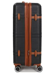 Валіза середня M ABS-пластик Worldline Airtex 629 67×45×27см 74л Чорна - мініатюра 6