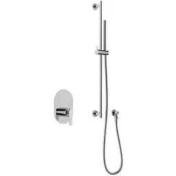 Душова система Kohlman Boxine chrome + BOX прихованого монтажу QW220BSP4, Хром
