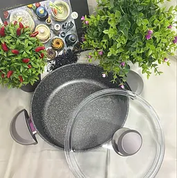 Каструля O.M.S. Collection 3110-30см 8,7л Grey - мініатюра 3