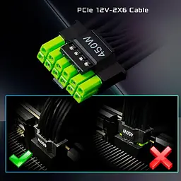 Блок живлення AsRock Challenger 750W 80+ Bronze PCIe 5.1 (CL-750B) U1 - мініатюра 9