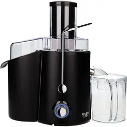 Соковижималка Adler AD 4127 black 1000Вт/ контейнер для соку-1л/ контейнер для м'якоті-2л чорний
