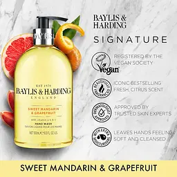 Рідке мило для рук Baylis & Harding Sweet Mandarin & Grapefruit 500 мл - мініатюра 2