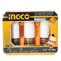 Набір ударних торцевих головок Ingco Industrial 3 шт (HNMLNS031) - мініатюра 6