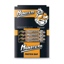 Протеїнові батончики Monsters Strong Max - 24x40г Кава