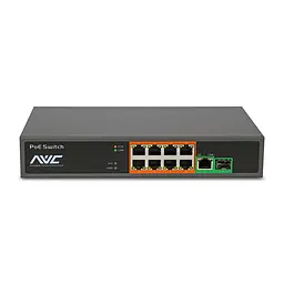 PoE-комутатор 10-портовий NVC-908GS (73-00104)