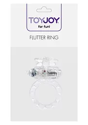 Віброкільце Toy Joy Flutter Ring 7.5 см прозорий - мініатюра 2