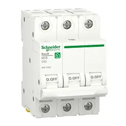 Автоматичний вимикач Schneider 6кА C 3p 63А Resi9 ( R9F12363 )