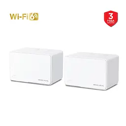Домашня Mesh Wi-Fi система MERCUSYS H80X Halo (2-pack) - комплект з 2 роутерів - мініатюра 3