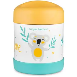 Термос для їжі Canpol babies Exotic Animals, жовтий, 300 мл (53/000) - мініатюра 4