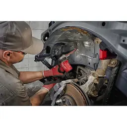 Шліфмашина стрічкова акумуляторна безщіткова MILWAUKEE, M12 FBFL10-0, 10мм (каркас, 2 стрічки 60, картонне пакування) - мініатюра 2