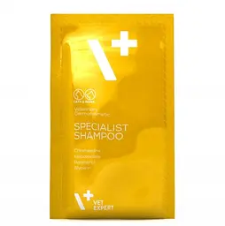 Шампунь для котів і собак VetExpert Specialist Shampoo антибактеріальний та протигрибковий, 15 мл
