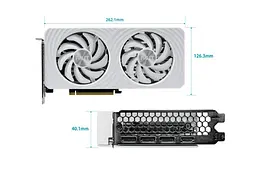 Відеокарта Palit RTX 5060 8GB WHITE OC (NE75060U19P1-GB2063M) (GDDR7, 128 bit, PCI-E v5.0 x16) - мініатюра 5