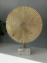 Сувенір "Золотий диск на підставці", 40x13x8