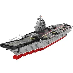 Конструктор Корабель Авіаносець Aircraft Carrier 1379 Деталей XingBao - мініатюра 2