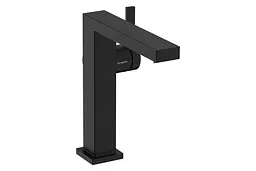 Змішувач для умивальника Hansgrohe Tecturis E CoolStart EcoSmart+ без донного клапана matt black 73041670