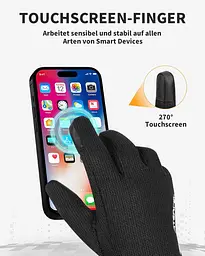 Водонепроникні сенсорні терморукавички ATERCEL для спорту та зими - мініатюра 3