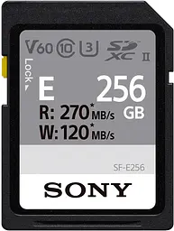 Карта пам'яті SDXC 256GB C10 UHS-II U3 V60 R270/W120MB/s Entry Sony teh0013311