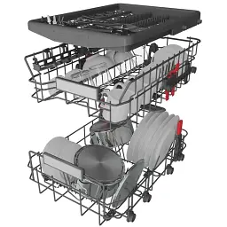 Посудомоечная машина WHIRLPOOL WSIO 3034 PFEX - миниатюра 6