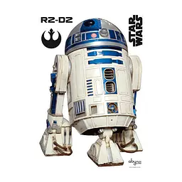 Стікер-наклейка ABYstyle Star Wars — R2D2 блістер, 100х70 см (ABYDCO096_B)