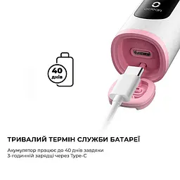 Електрична зубна щітка Oclean X Lite Grey - мініатюра 5