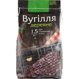 Вугілля деревне 1,3 кг Ecokraft (4820191850071)