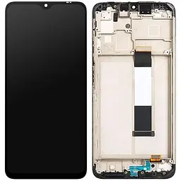 Дисплей Xiaomi Redmi 9T/Poco M3 чорний, з рамкою