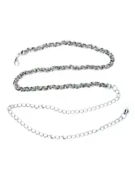 Пояс-ланцюг на талію 110 см Сріблястий lncg-kit-006 (lncg-kit-006) - мініатюра 3