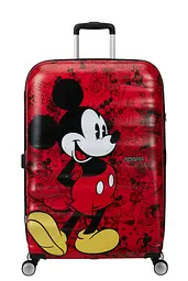Валіза 77 См American Tourister WAVEBREAKER DISNEY MICKEY COMICS RED 77x52х29 31C*20021