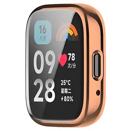 Захисний чохол Tamister для смартгодинника Redmi Watch 3 Active рожеве золото - мініатюра 4