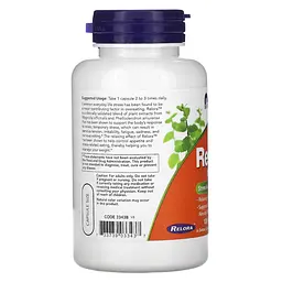 Натуральна добавка NOW Relora 300 mg, 120 вегакапсул - мініатюра 3