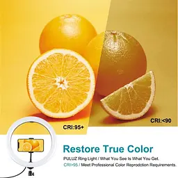 Кільцева USB LED лампа Puluz PKT3061B 11.8"+ штатив 1.65 м - мініатюра 8