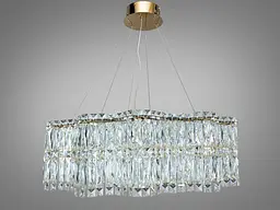 Підвісна кришталева люстра LED Diasha 576/800G, 125 Вт, 6875 лм, - мініатюра 5