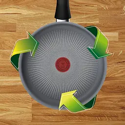 Tefal Сотейник Halo, 24см, з кришкою, алюміній, бакеліт, скло, сірий - мініатюра 4