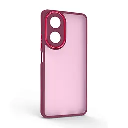 Защитный чехол для OPPO A58 4G, Shade, бордовый, TPU+PC, матовый, защита всего корпуса, панель-накладка, противоударный, с высокими бортами, амортизирует удары при падениях, ArmorStandart (ARM73443)