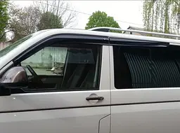 Дефлектори вікон ветровики Volkswagen T-5 / T6 4D 2003-2018 скотч SunPlex 4 шт (SP-S-18) - мініатюра 5