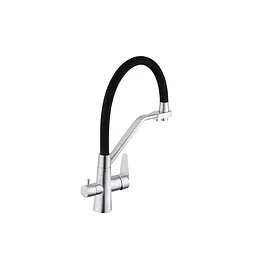 Змішувач для кухні з підключенням до фільтру Kroner KRP Edelstahl Klassisch - ESG03817BLK CV027936 Нержавіюча сталь - мініатюра 3